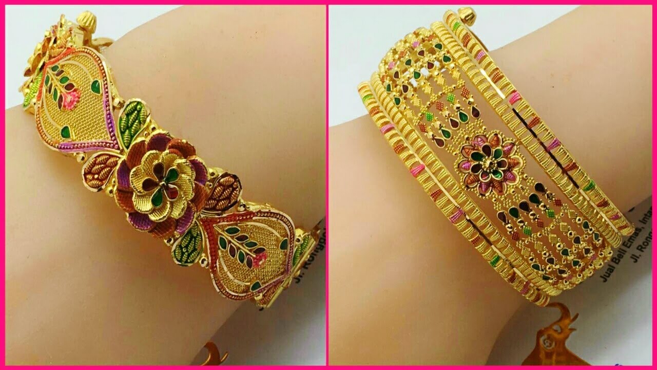 Gold bangles