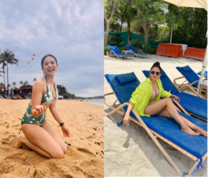 Rakul Preet Singh bikini along the sea