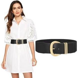 Casual Dresses accessorizing with belts 
