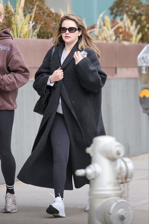 Selena Gomez in Effortless Jogger Set