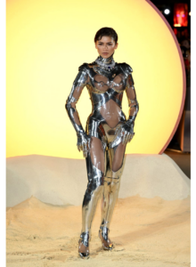 Zendaya for Naked Armor at the Dune World Premiere