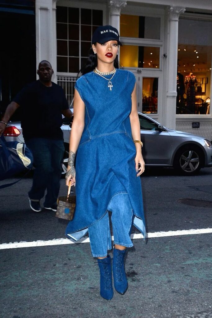 Rihanna's style Denim on Denim 