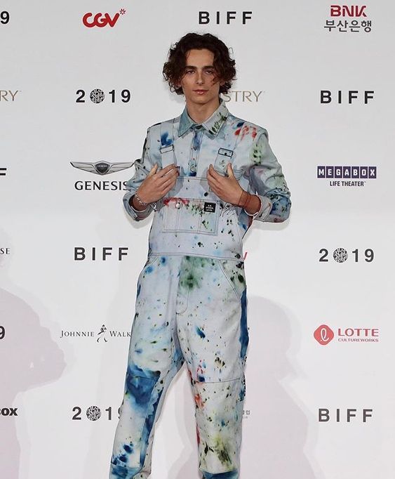 Timothée Chalamet red carpet Venice IFF