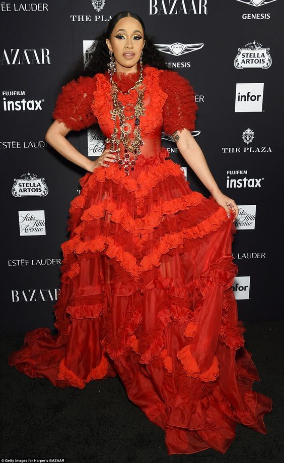 Cardi B. fashion Paris Fashion Week