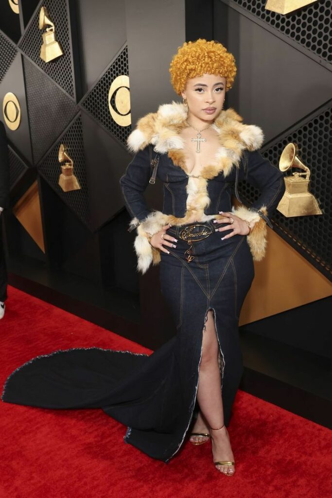 Ice Spice fashion Grammys Red carpet