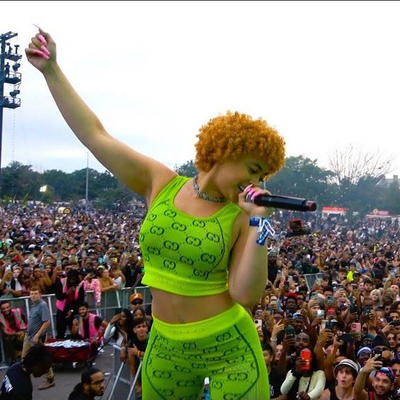 Ice Spice fashion Neon Vibes