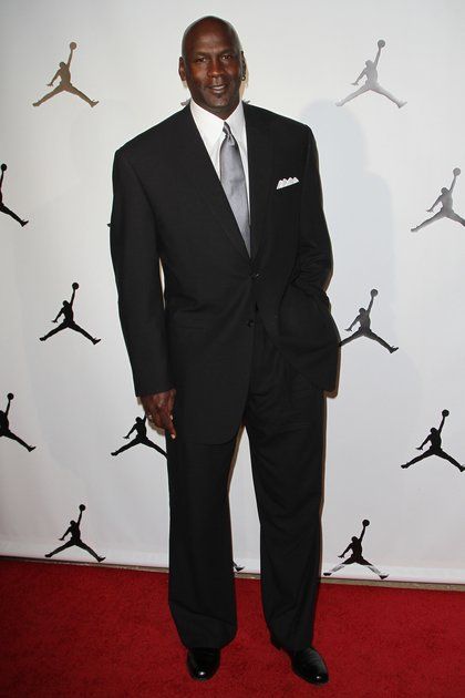 Michael Jordan sportswear in a suit