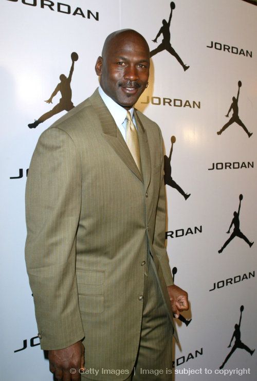 Michael Jordan sportswear green pinstripes
