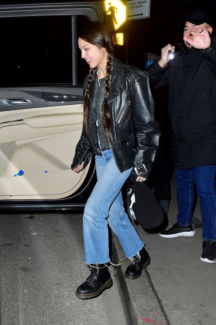 Olivia Rodrigo Fashion leather jacket