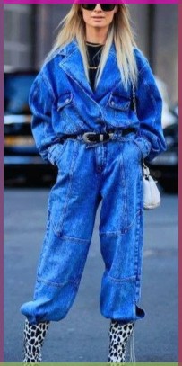 Monochromatic Denim Looks