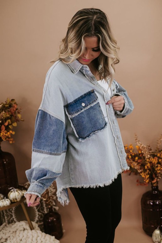 Denim Jackets with Statement Sleeves