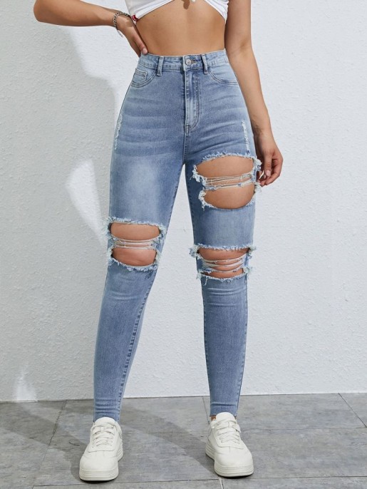 High-Waisted Jeans For Skinny Girls