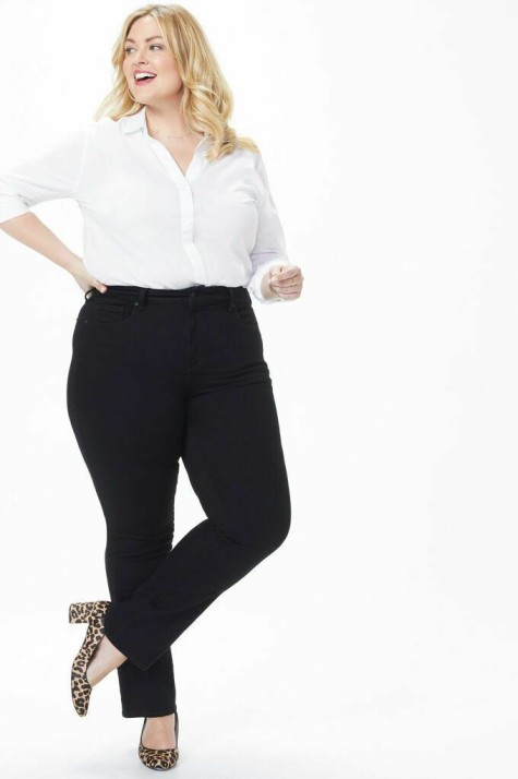 NYDJ Marilyn Straight Jeans for Curvy Women
