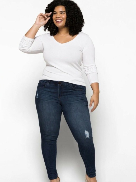Curvy Perfect Vintage Jeans for Curvy Women