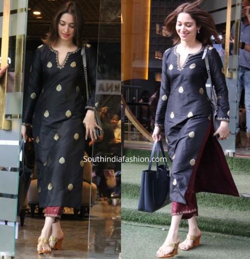 Tamannaah Bhatia festive wardrobe outfits Kurta