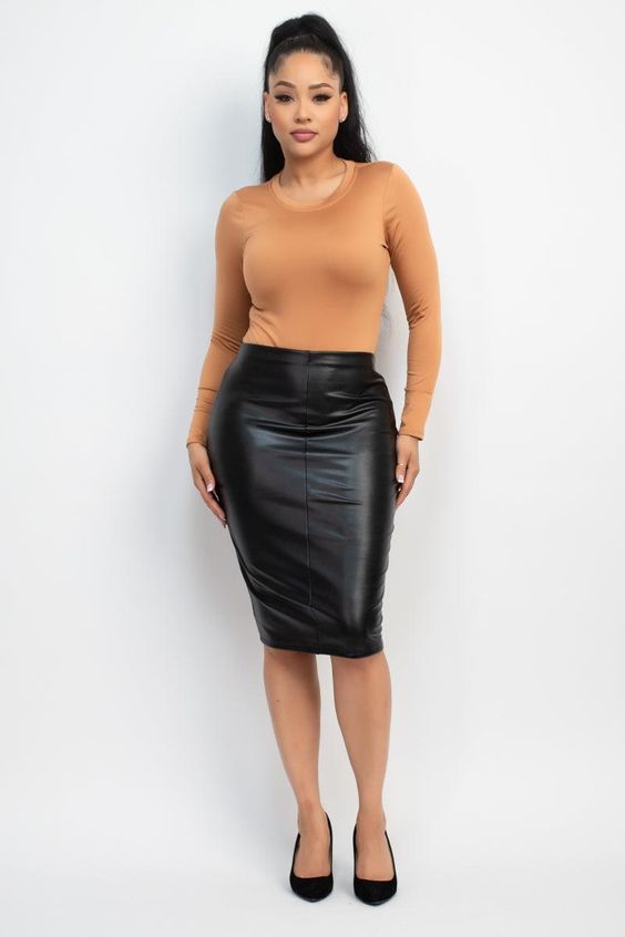 leather for women ideas skirts