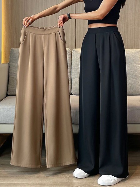 Wide-Leg Trousers