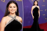 Selena Gomez Hyping up before the 2024 Emmys event