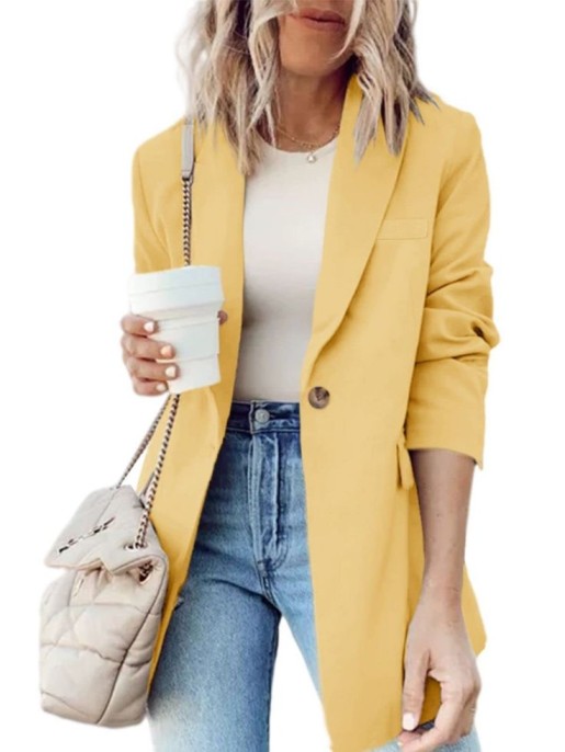 yellow blazer