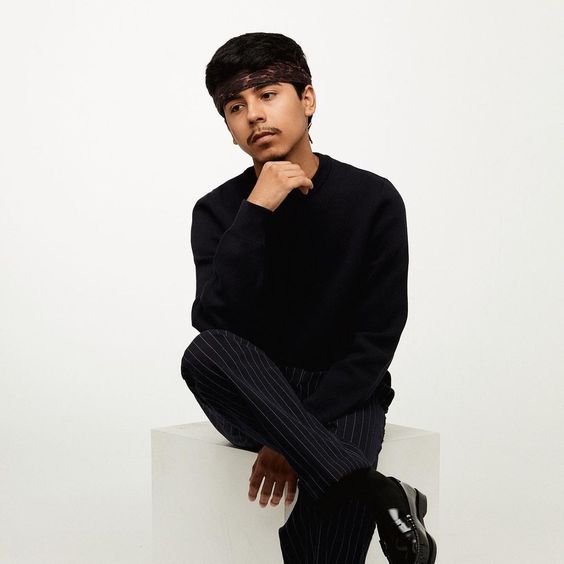 Ivan Cornejo fashion in black