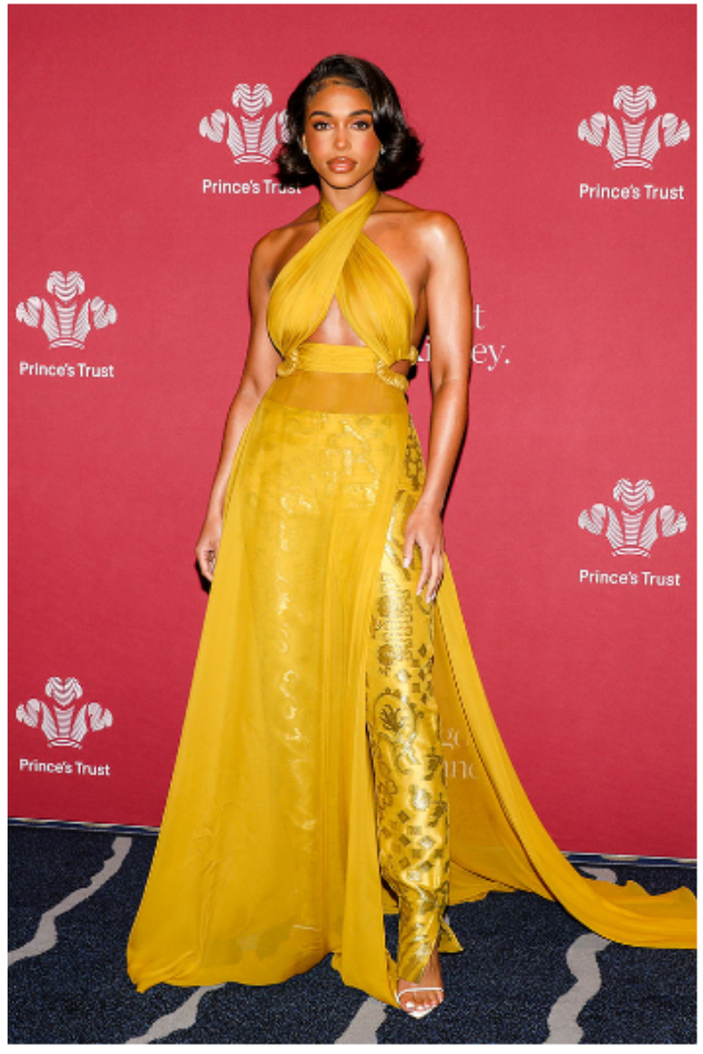 Lori Harvey fashion Rocking the iconic Archive Georges Chakra Spring 2004 Couture at Prince’s Trust Gala