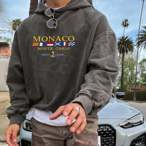logo hoodies for men Monaco 