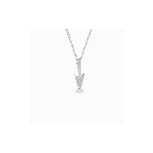Vairam white gold necklace