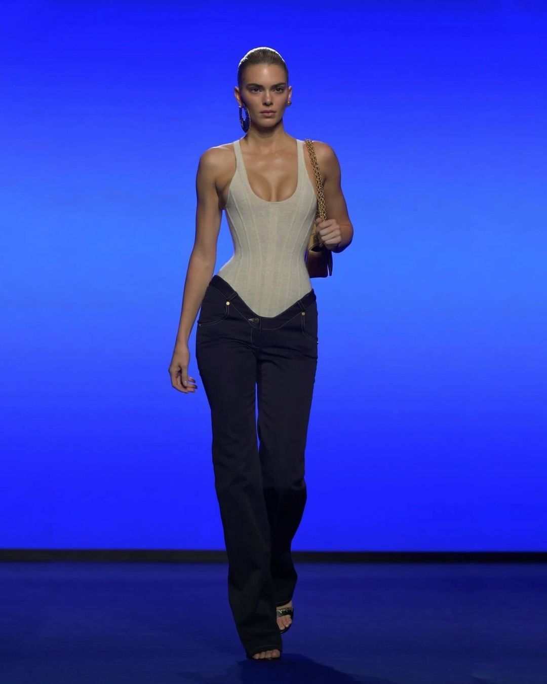 Kendall Jenner Paris Fashion Week Spring 2025 on the runway 