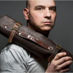 leather knife roll cover