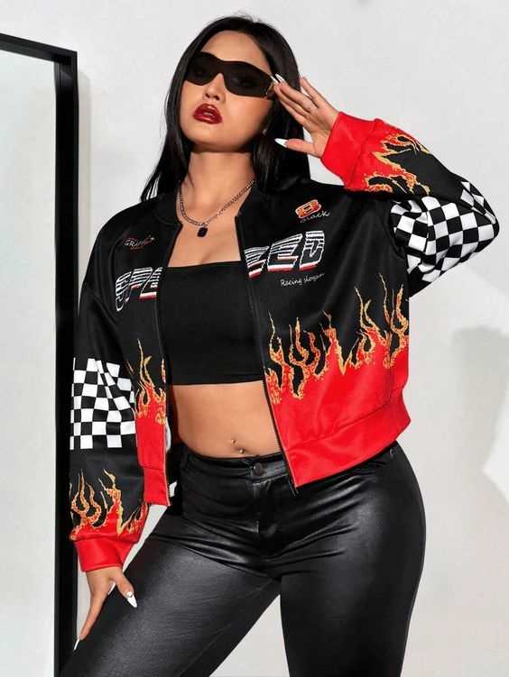 bomber jackets for women printed