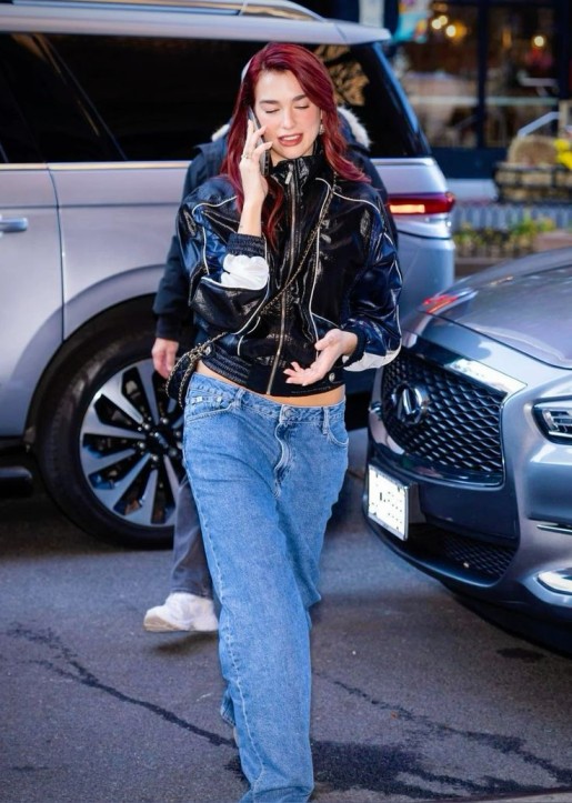 Rocker Dua Lipa on Denim Duos