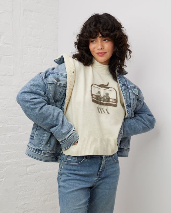 fur lined denim jackets