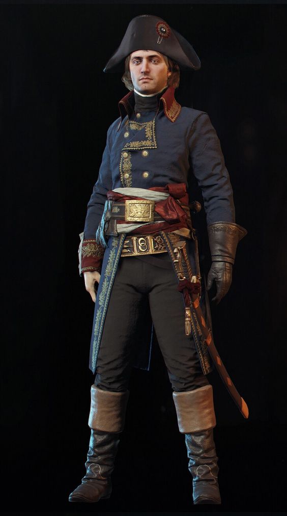 Napoleon Bonapart's style in uniform