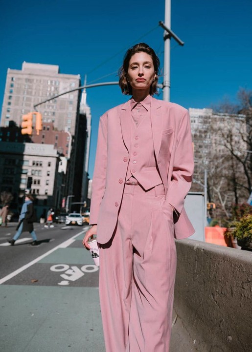 Beachside Chic: Oversized blazers, too, came into the spotlight