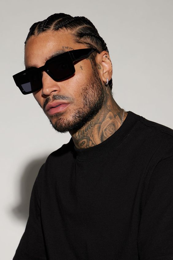 Matrix monochrome aesthetic dark sunglasses 