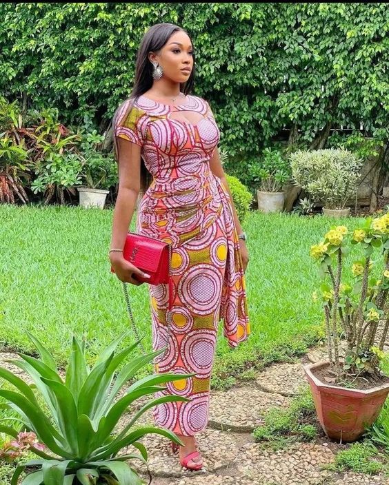 Ankara print dress