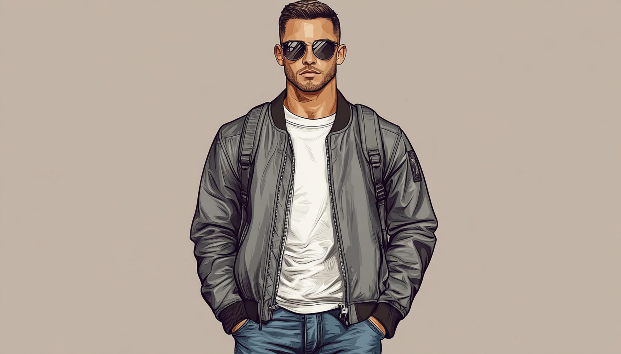 How to wear a bomber jacket for men in 2024 Fashonation