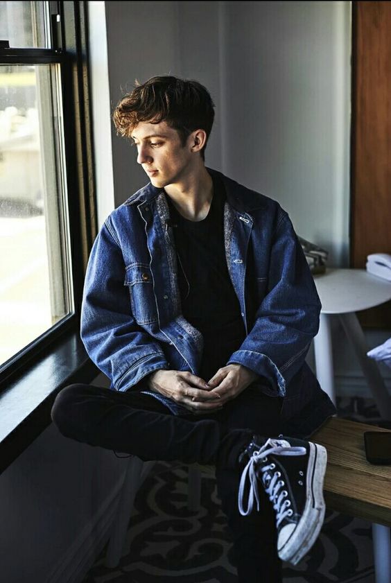 Troye Sivan denim jacket 