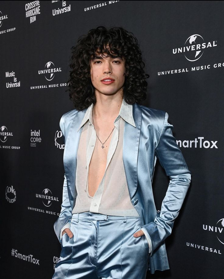 Conan Gray satin suit