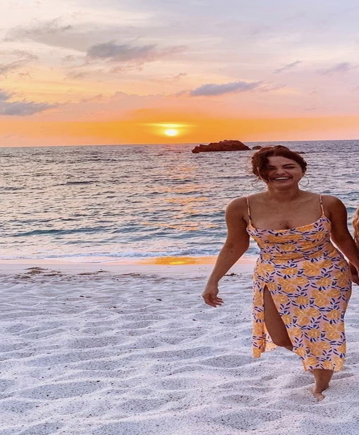 The Flowy Maxi Selena Gomez Casual Dress