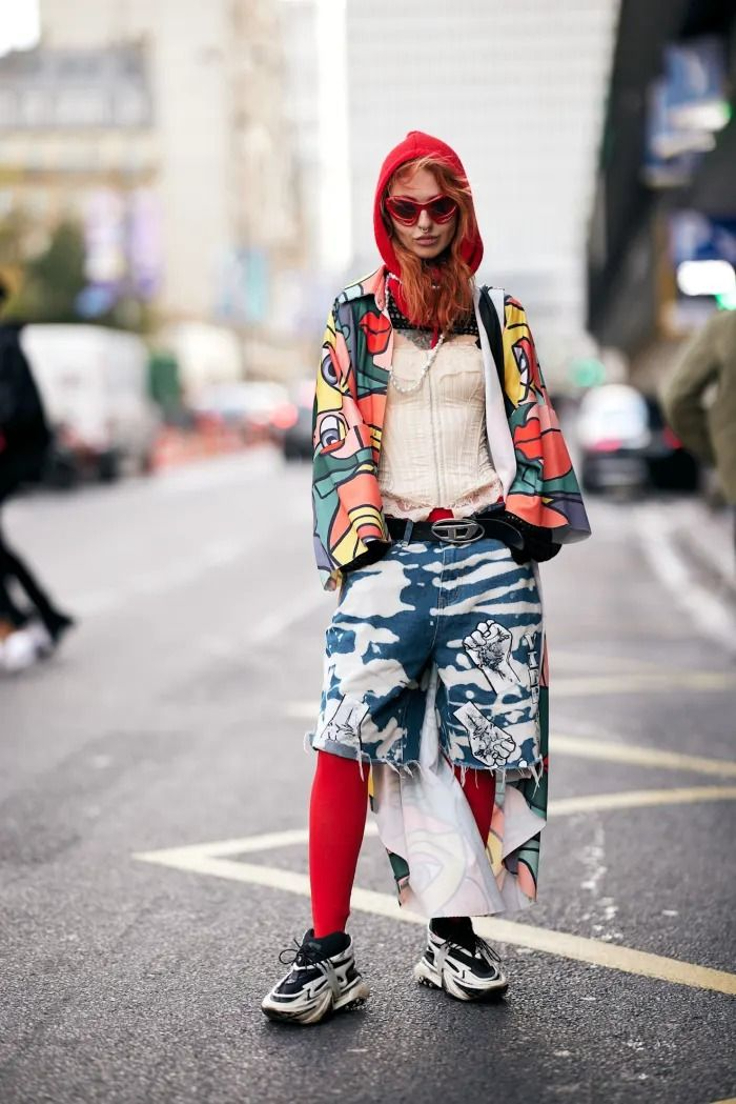 Street Style Mixed Prints And Playful Elements
