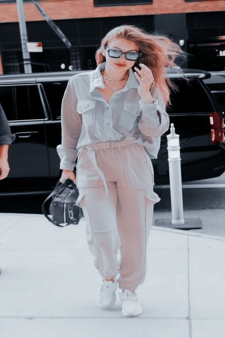 Embrace Monochrome Magic Gigi Hadid Street Style