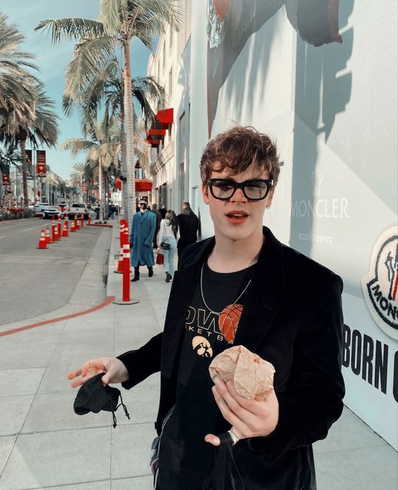 Aaron Fredrick Mitchell aka AJ Mitchell in a balazer 