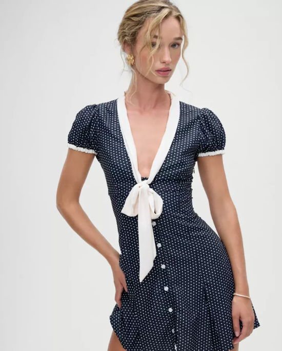 November fashion launches blue dress