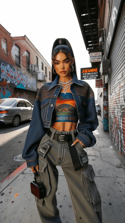 Layering is a must-have for any Y2K outfit