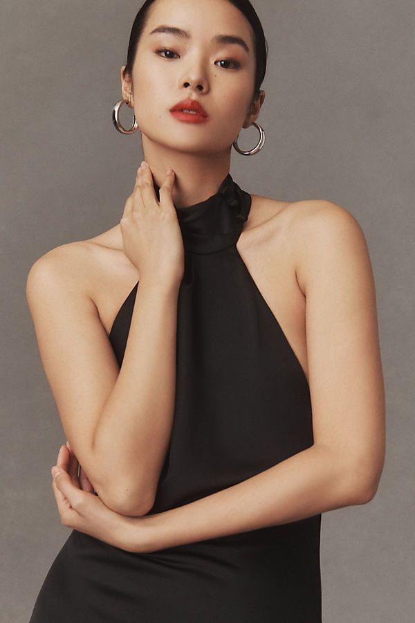 Style a Backless Halter Dress