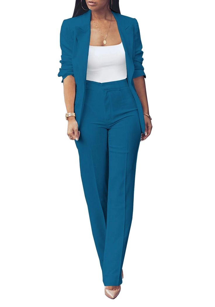 Work Pants for Women in Business Career Office Khaki Trousers Sewn and Elasticized at the Waist for Any Season