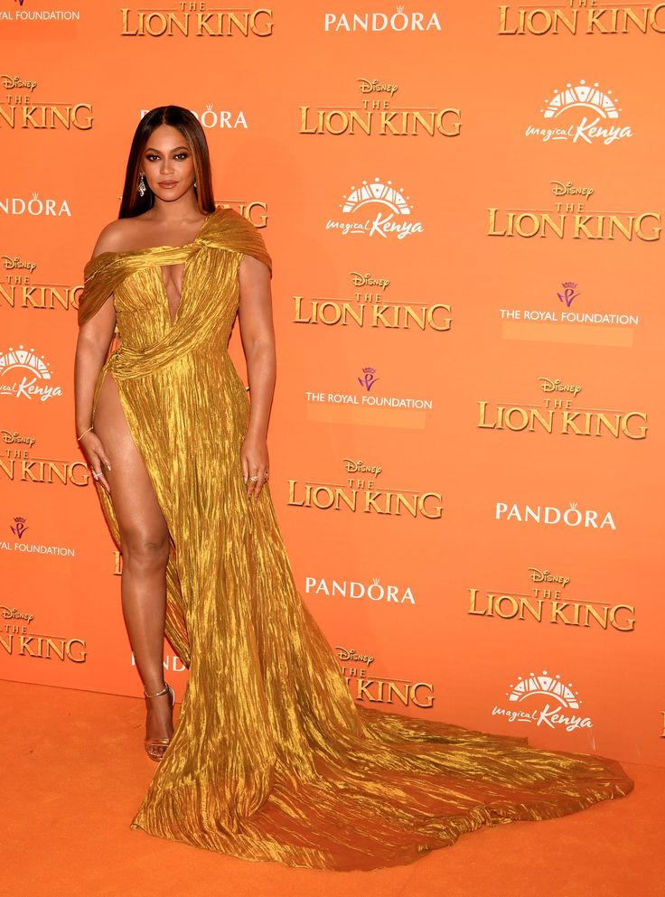 Beyoncé red carpet Lion King
