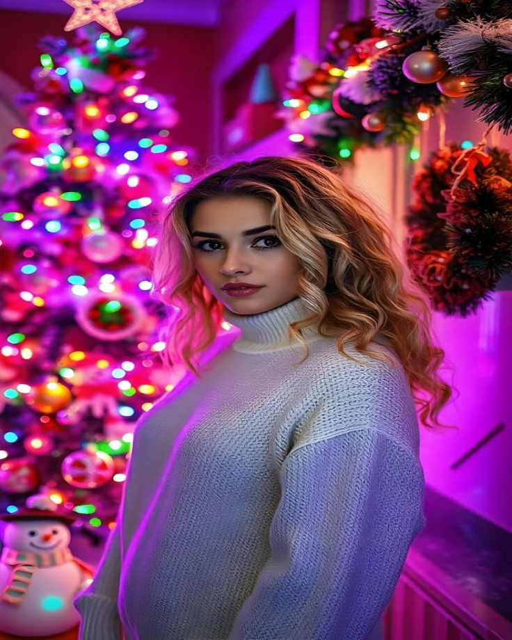 Christmas Eve Outfits to Wear white sweater
