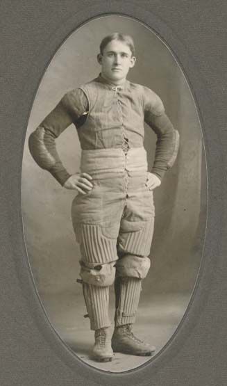 evolution of sports apparel football uniform 19th century